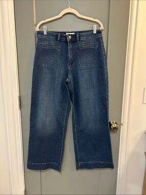Sonoma Wide-Leg Dark Blue Denim Jeans women’s size 10